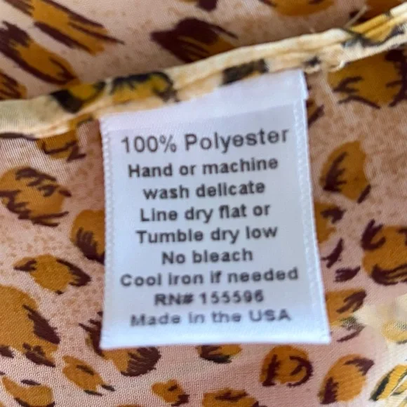 Leopard Print Sheer kimono, wrap, or coverup - Picture 7 of 7